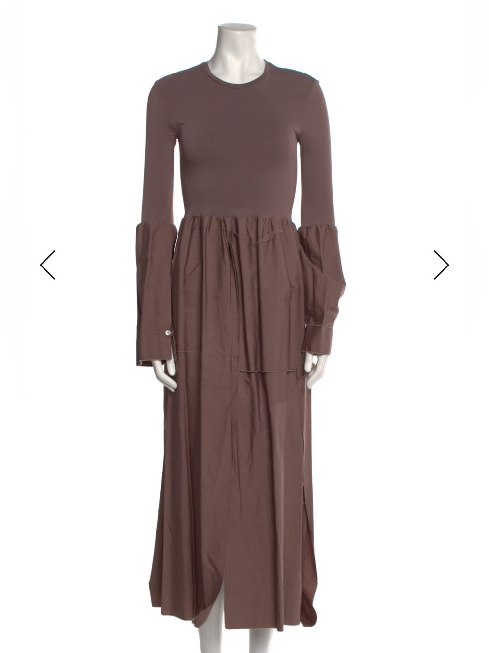 Lorod crew neck long dress